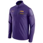 Men's Nike Lsu Tigers Elite Coaches Dri-fit Pullover, Size: Medium, Purple