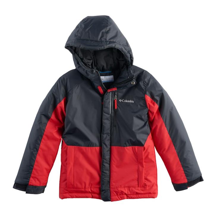 Boys 8-20 Columbia Sleddin' Down Jacket, Size: Large, Med Red