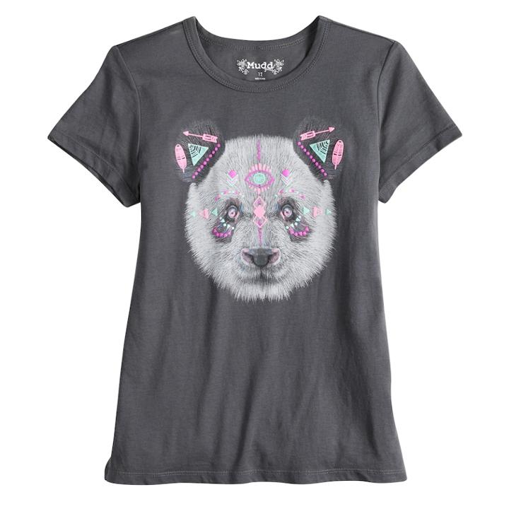 Girls 7-16 & Plus Size Mudd&reg; Graphic Tee, Size: 16, Grey