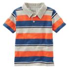 Boys 4-12 Oshkosh B'gosh&reg; Striped Polo, Size: 12, Ovrfl Oth