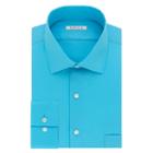 Men's Van Heusen Flex Collar Regular-fit Dress Shirt, Size: 17.5 36/37, Blue Other