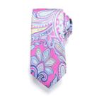 Men's Chaps Patterned Tie, Dark Pink