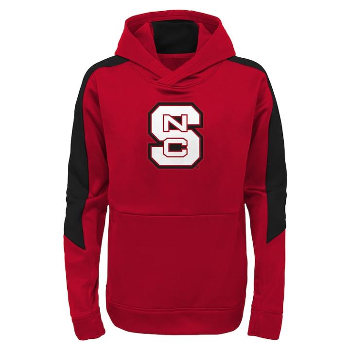 Boys 8-20 North Carolina State Wolfpack Hyperlink Pullover Hoodie, Size: M 10-12, Dark Red