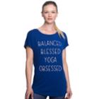 Women's Gaiam Intention Graphic-print Yoga Tee, Size: Medium, Orange Oth