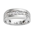 10k White Gold 1/2-ct. T.w. Diamond Band - Men, Size: 9
