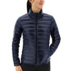 Women's Adidas Outdoor Varilite Solid Down-fill Puffer Jacket, Size: Large, Blue (navy)
