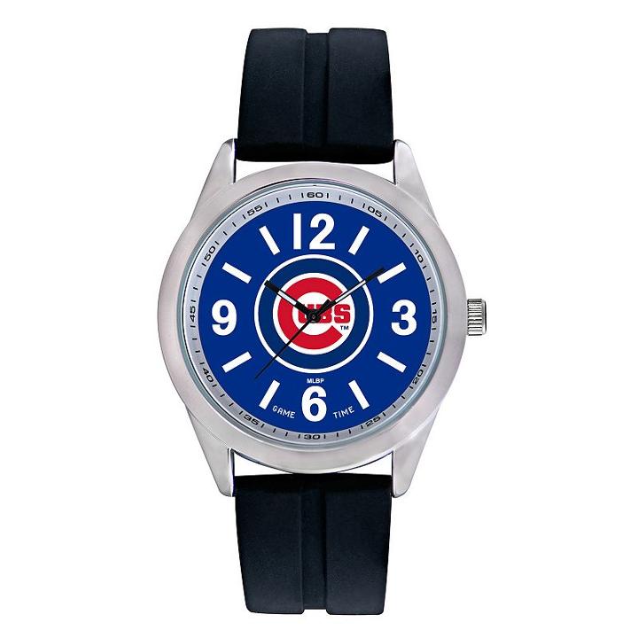 Men's Game Time Chicago Cubs Varsity Watch, Black