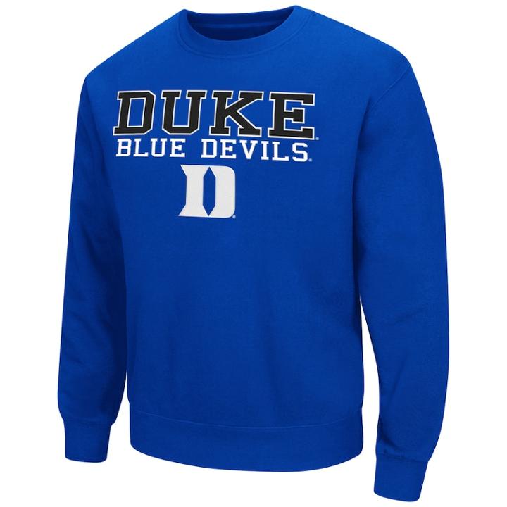 Men's Duke Blue Devils Fleece Sweatshirt, Size: Xxl, Dark Blue