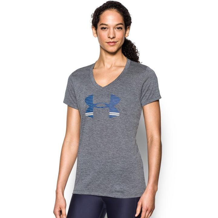 Women's Under Armour Tech Twist Short Sleeve Graphic Tee, Size: Xs, Blue (navy)