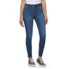 So, Juniors' &reg; Denim High Rise Ankle Jeggings, Girl's, Size: 1, Med Blue