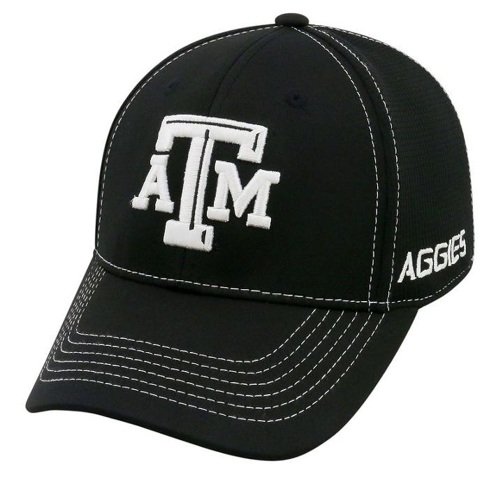 Adult Top Of The World Texas A & M Aggies Dynamic Performance One-fit Cap, Men's, Black