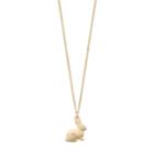 Lc Lauren Conrad Rabbit Pendant Necklace, Women's, Gold