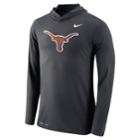 Men's Nike Texas Longhorns Dri-fit Hooded Tee, Size: Xl, Grey (anthracite)