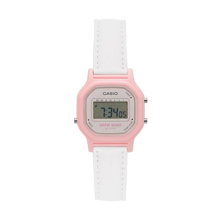 Casio Women's Classic Digital Chronograph Watch, White