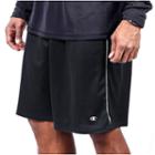 Big & Tall Champion Mesh Shorts, Men's, Size: 1x Big, Black