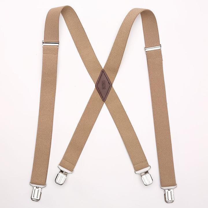 Levi's Adjustable Cotton Terry Suspenders - Big & Tall, Men's, Green