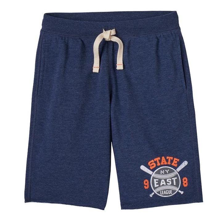 Boys 8-20 Urban Pipeline&reg; Sports Knit Jogger Shorts, Boy's, Size: M(10-12), Dark Blue