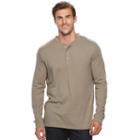 Big & Tall Croft & Barrow&reg; Classic-fit Stretch Henley, Men's, Size: 3xl Tall, Med Brown