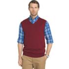 Men's Izod Solid Sweater Vest, Size: Xxl, Brt Red