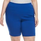Plus Size Apt. 9&reg; Millennium Bermuda Shorts, Women's, Size: 16 W, Brt Blue