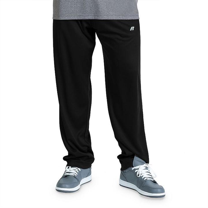 Big & Tall Russell Athletic Dri-power Solid Pants, Men's, Size: 6xb, Black