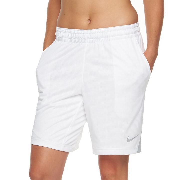 Women's Nike Basketball Shorts, Size: Large, White