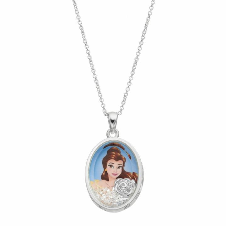 Disney's Beauty And The Beast Kids' Belle Floating Charm Pendant, Girl's, Size: 18, Multicolor