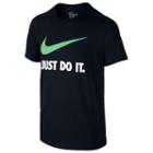 Boys 8-20 Nike Just Do It Swoosh Graphic Tee, Size: Large, Grey (charcoal)