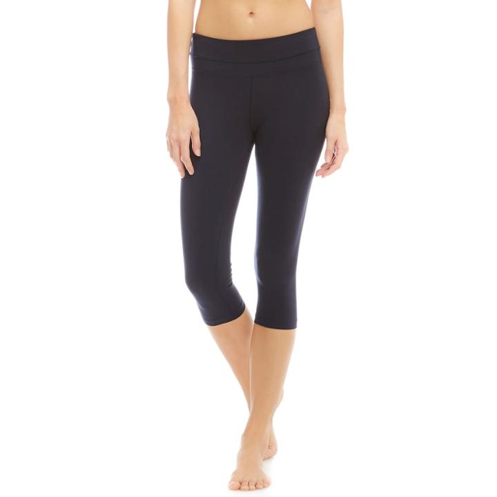 Women's Marika Ava Performance Slimming Capri Leggings, Size: Xl, Dark Blue