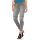 Women's Apt. 9&reg; Moto Capri Jeans, Size: 0, Med Blue