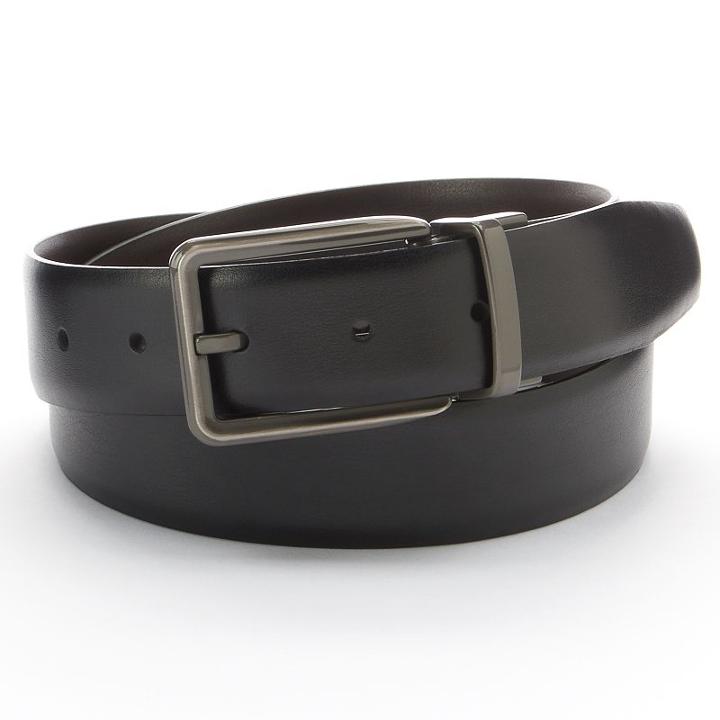 Apt. 9 Rerversible Belt - Men, Size: 38, Black