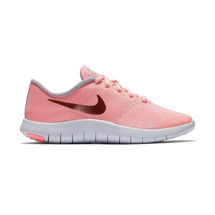 Nike Flex Contact Grade School Girls' Sneakers, Size: 4, Red