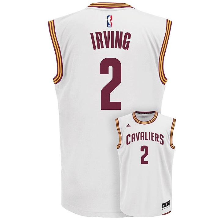 Men's Adidas Cleveland Cavaliers Kyrie Irving Nba Jersey, Size: Large, White