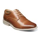 Nunn Bush Dixon Men's Cap Toe Oxford Dress Shoes, Size: Medium (7), Red/coppr (rust/coppr)