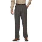 Men's Croft & Barrow&reg; Essential Classic-fit Pleated Dress Pants, Size: 32x34, Grey