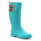 Chooka Solid Women's Tall Waterproof Rain Boots, Size: 10, Turquoise/blue (turq/aqua)