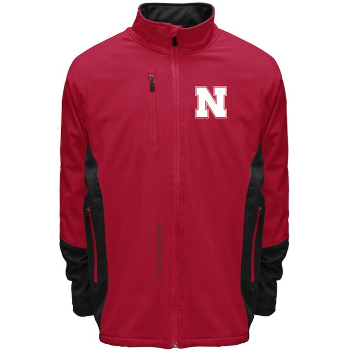 Men's Franchise Club Nebraska Cornhuskers Apex Softshell Jacket, Size: Medium, Red