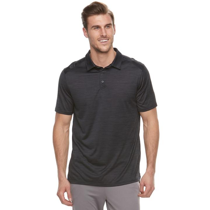 Big & Tall Tek Gear&reg; Dry Tek Regular-fit Performance Polo, Men's, Size: Xl Tall, Black