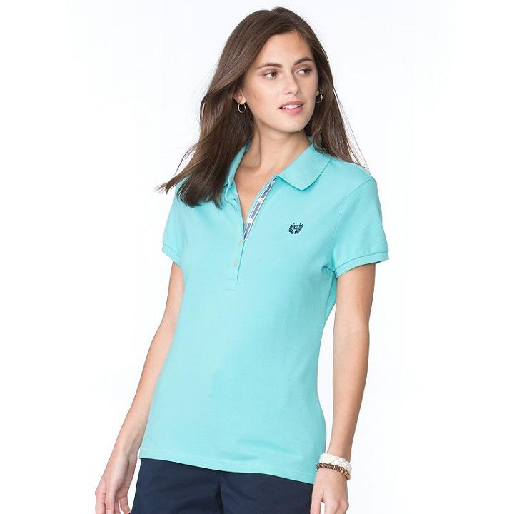 Women's Chaps Polo, Size: Large, Green