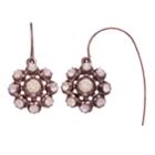 Simply Vera Vera Wang Simulated Crystal Halo Threader Earrings, Women's, Pink