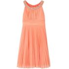 Girls 7-16 Speechless Chiffon Embellished Halter Dress, Girl's, Size: 10, Light Red