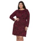 Plus Size Apt. 9&reg; Ruched Waist Dress, Women's, Size: 1xl, Red