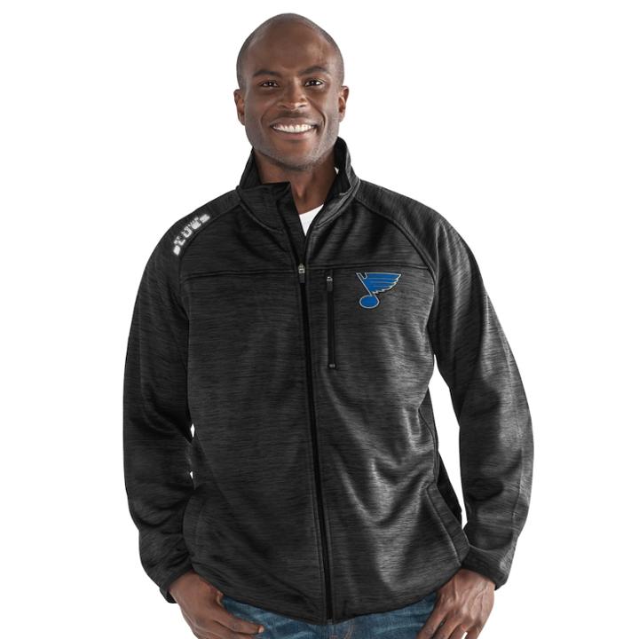 Men's St. Louis Blues Mindset Fleece Jacket, Size: Xl, Black