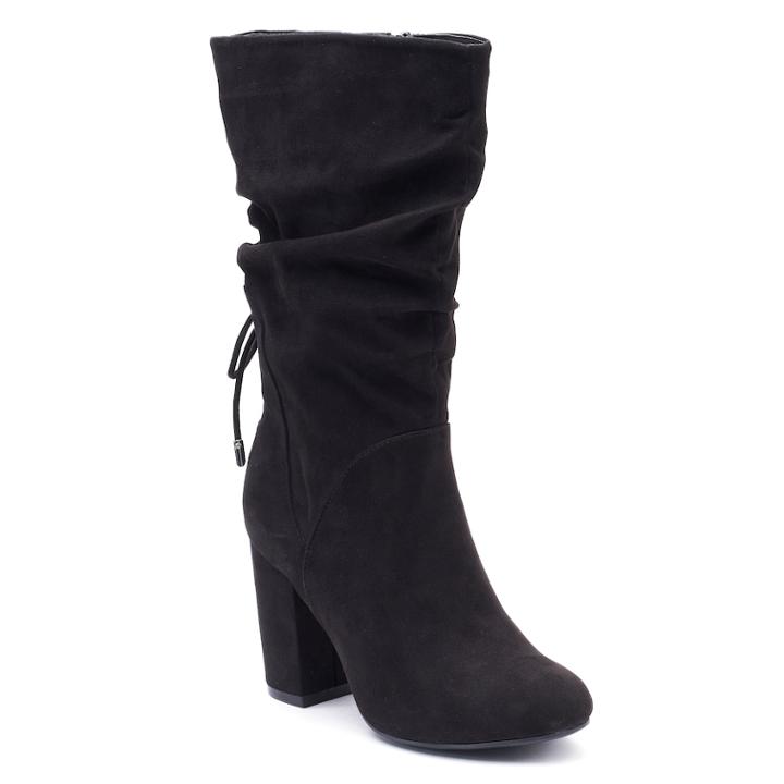 Apt. 9&reg; Nurse Women's High Heel Boots, Size: 7, Black