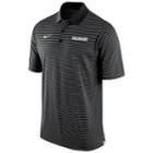 Men's Nike Colorado Buffaloes Striped Stadium Dri-fit Performance Polo, Size: Medium, Black
