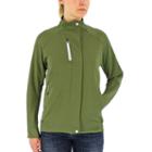 Women's Adidas Outdoor Everyhike Fleece Hiking Jacket, Size: Large, Med Green