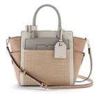 Reed Atlantique Colorblock Medium Satchel With Pouch, Women's, Natural