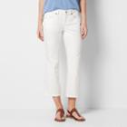 Women's Sonoma Goods For Life&trade; Kick Crop Jeans, Size: 4, White