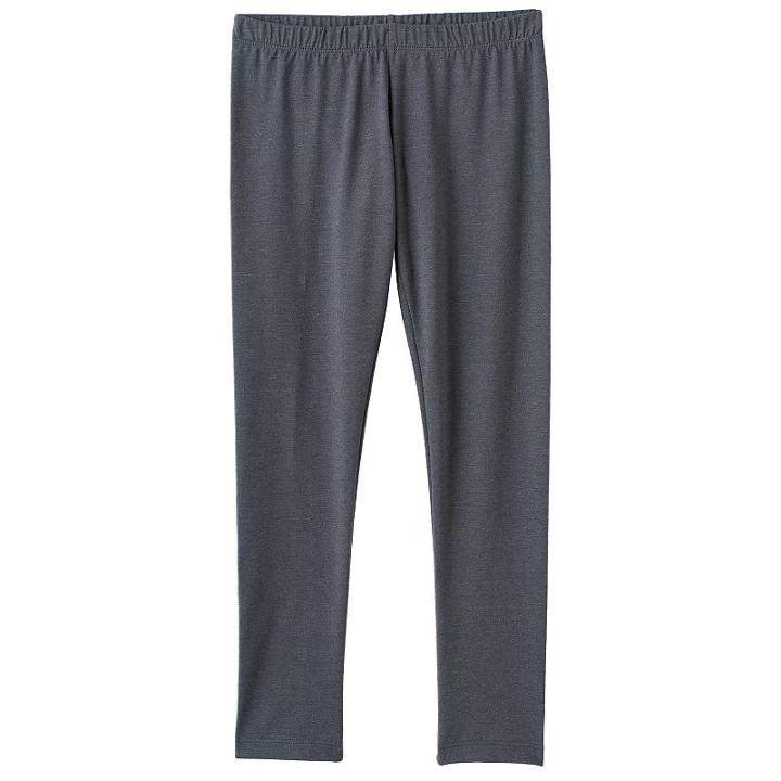 Girls 7-16 & Plus Size Full Length Leggings, Girl's, Size: 16 1/2, Dark Grey