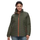 Plus Size Columbia Oyanta Trail Thermal Coil&reg; Puffer Jacket, Women's, Size: 2xl, Green Oth